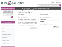 Tablet Screenshot of passalibro.it